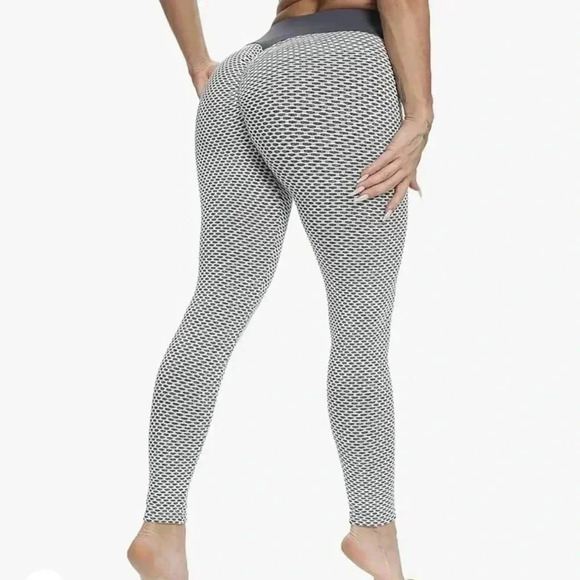 Butt Lift Leggings for Women High Waist Yoga Pants Tiktok Workout Training Tummy - Picture 1 of 9